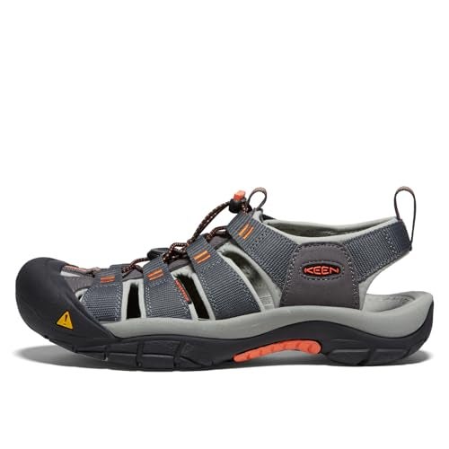 KEEN Men's Newport H2 Closed Toe Water Sandals, Magnet/Nasturtium, 11.5 US - Image 3
