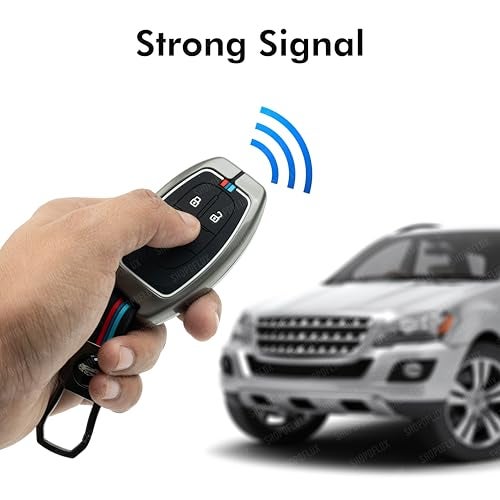 SHOPOFLUX Metal Key Cover Compatible with MG Gloster 3 Button Smart Key (Pack 1) - Image 3