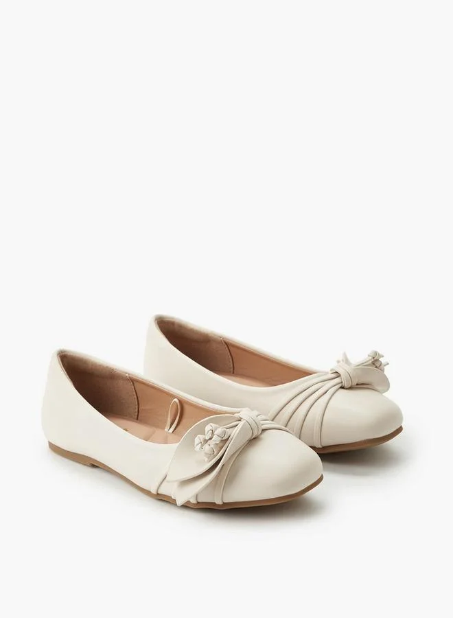 ليتل ميسي Girls Slip-On Ballerina Shoes