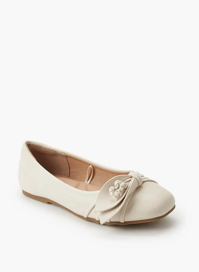 ليتل ميسي Girls Slip-On Ballerina Shoes