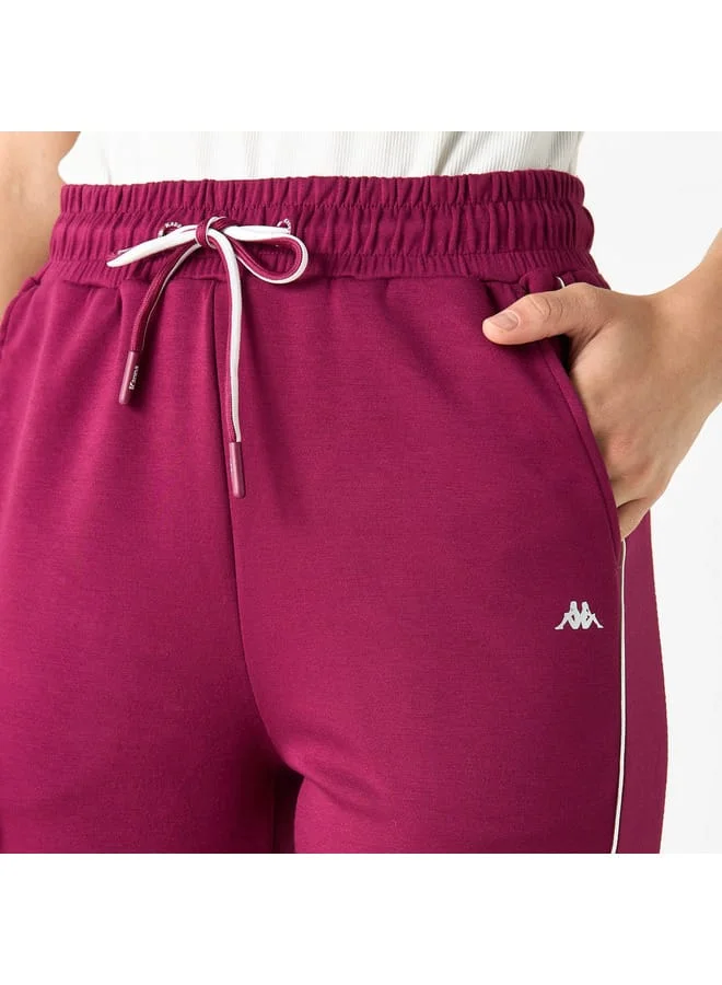 Kappa Kappa Solid Joggers with Drawstring Closure and Pockets