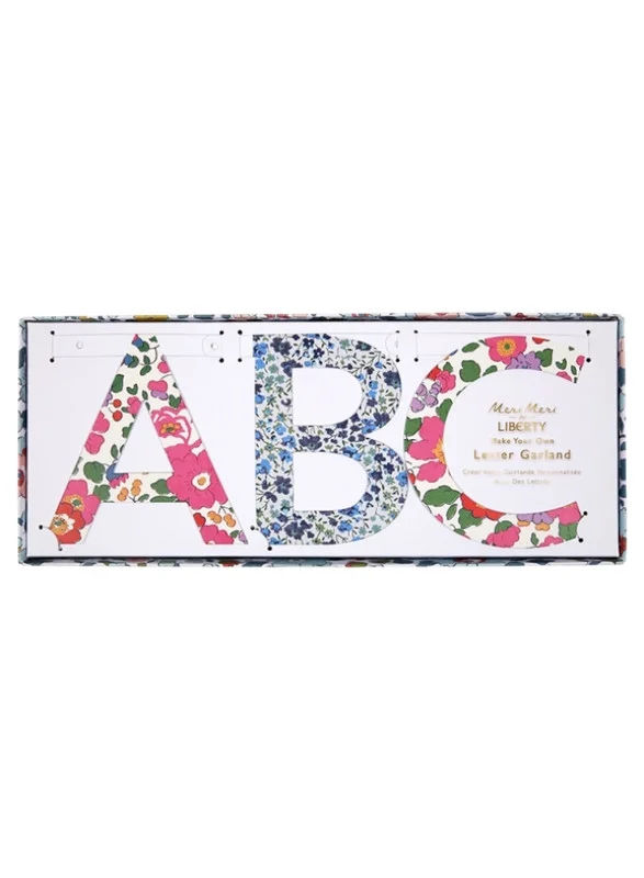 Meri Meri Liberty DIY Letter Garland Kit