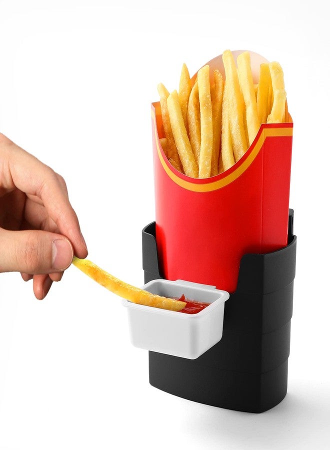 SUADEN French Fry Holder and Sauce Holder for Car | Perfect for On-the-Go Snacking | Ideal White Elephant Gift, Stocking Stuffier, or Holiday Present - Image 1