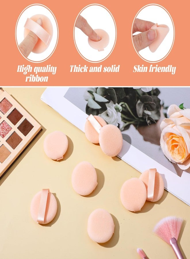 Shimmeroo 12Pcs Small Powder Puff,Mini Powder Puff Soft Finger Puffs for Makeup Foundation Sponge Makeup Tool for Create Natural Look for Women - 1.5IN - Image 4