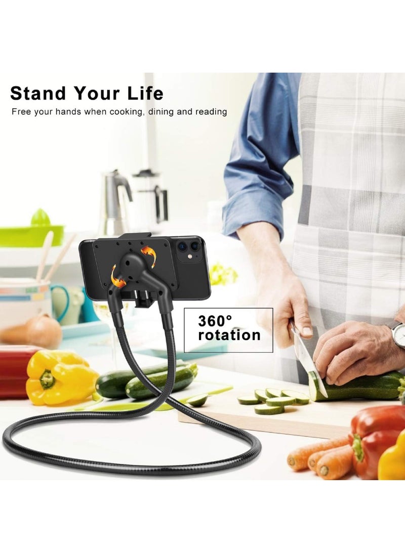 روك بو حامل الهاتف الخليوي حامل الهاتف المحمول العالمي حامل كسول لتقوم بها بنفسك حامل تثبيت مرن مع وظائف متعددة - Image 2