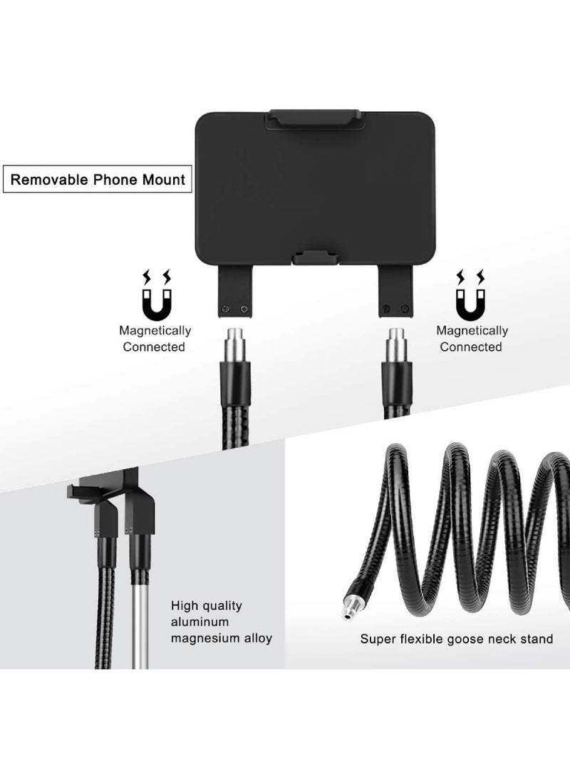 روك بو حامل الهاتف الخليوي حامل الهاتف المحمول العالمي حامل كسول لتقوم بها بنفسك حامل تثبيت مرن مع وظائف متعددة - Image 4