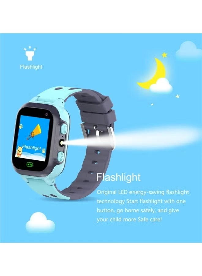 Nabi Kids Smartwatch GPS Tracker with Camera, Two-Tone Blue/Grey - Image 2