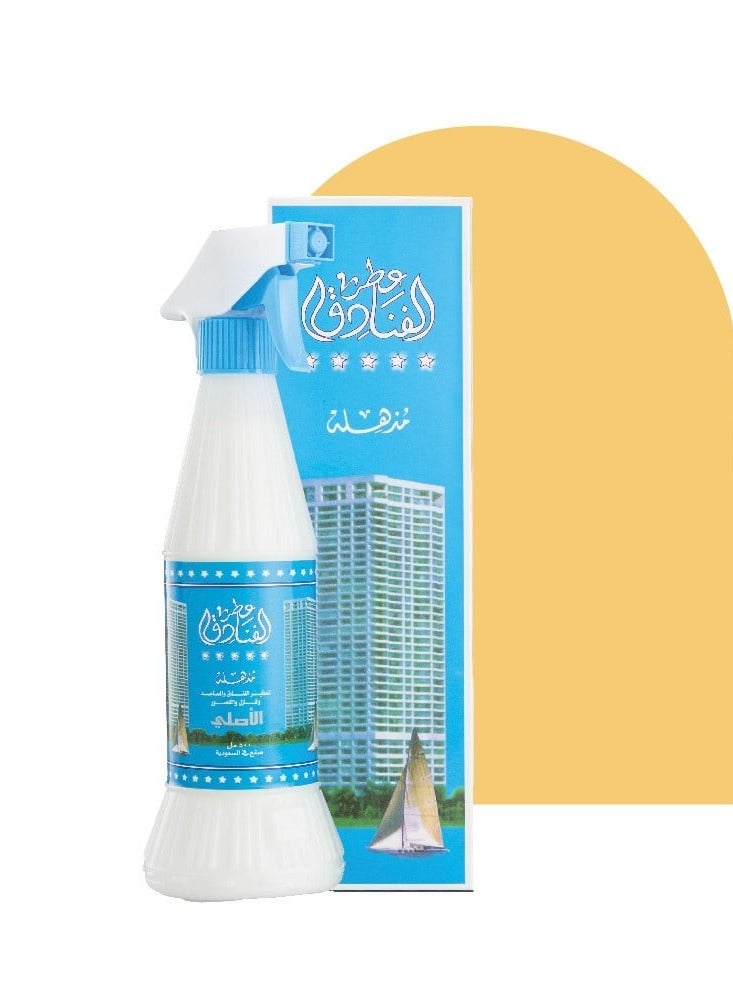 عود لافر معطر عطر الفنادق الأصلي – رائحة خشبية وزهرية تدوم طويلاً – 500 مل – خالي من الكحول – صنع في السعودية - Image 3