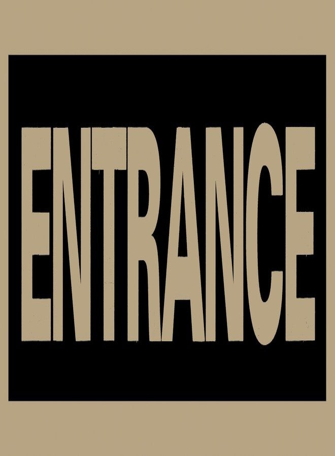 Headline Sign 9355 Self-Stick Sign, Entrance, 2 Inches by 8 Inches, Made in USA