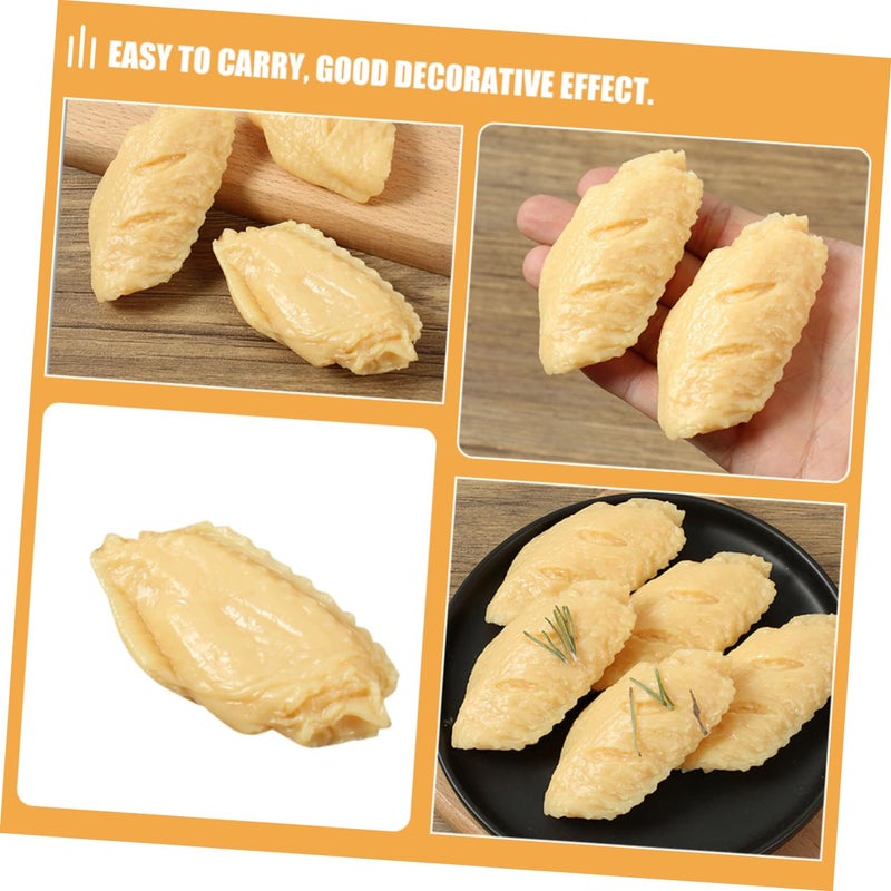 Realistic Faux Chicken Wing Food Props 5Pcs for Kitchen Decoration Photography Display - Image 5