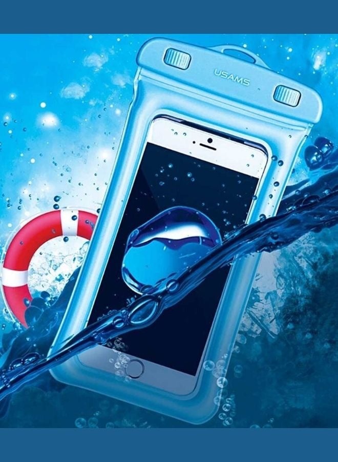 Usams 3pcs Waterproof Case for Mobile, Touchscreen Functionality, Waterproof Pouch, Cellphone Dry Bag, Waterproof Cell Phone Case, Drift Diving Swimming Waterproof Bag, for all Smart Cellphones upto 7” - Image 5