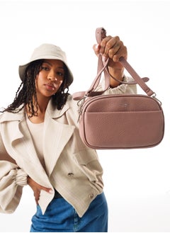 David Jones David Jones Cross Body Sport Bag model cm6920- Passport and Document Keeper Bag in model cm6920- Cross Body Sport  Leather Bag with two Compartment  - Image 4
