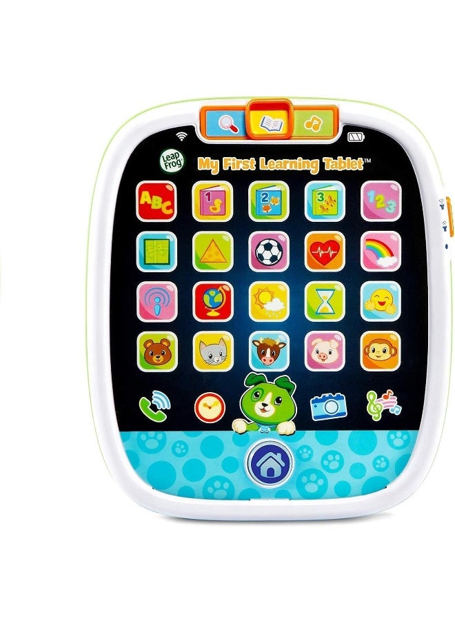 LeapFrog My First Learning Tablet For Toddlers, Interactive Educational Toy With Lights, Music, And Role-Play Learning, Touchscreen Pretend Play Tablet For Kids Aged 12 Months+, Black  - Image 1