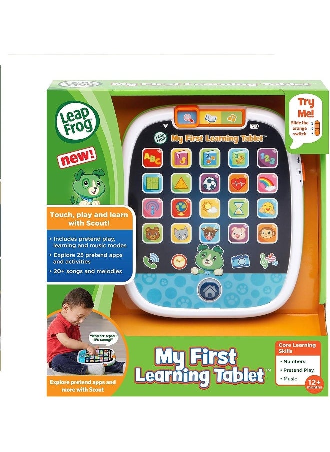 LeapFrog My First Learning Tablet For Toddlers, Interactive Educational Toy With Lights, Music, And Role-Play Learning, Touchscreen Pretend Play Tablet For Kids Aged 12 Months+, Black  - Image 3