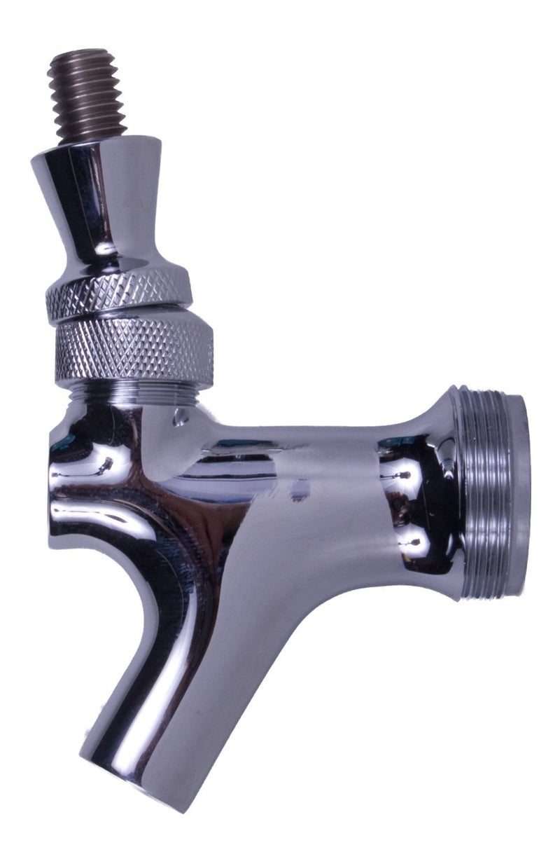 Bev Rite CFS304 Stainless Steel Faucet All 304 Grade SS Contact Beer Tap, Standard American, Polished SS304