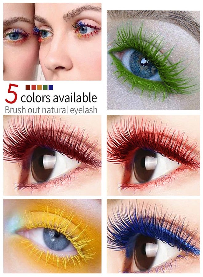 LYSdefeu Green Mascara Waterproof for Eyelash, Longlasting Mascara Volume and Length - Image 2