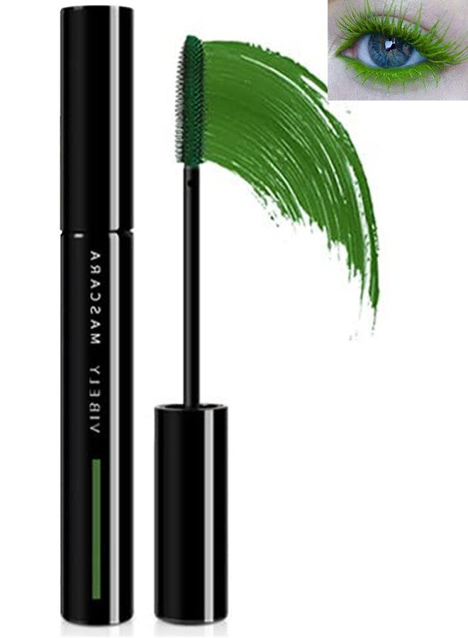 LYSdefeu Green Mascara Waterproof for Eyelash, Longlasting Mascara Volume and Length - Image 1