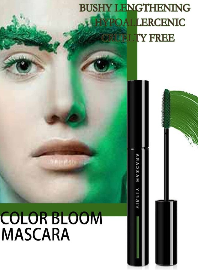 LYSdefeu Green Mascara Waterproof for Eyelash, Longlasting Mascara Volume and Length - Image 3