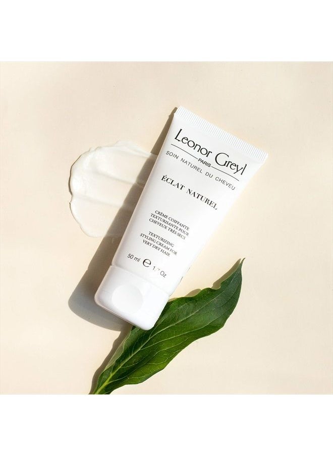 Eclat Naturel - Texturizing, Frizz Control and Conditioning Styling Cream - Gluten Free & 96% Natural Ingredients (1.7 Fl Oz)