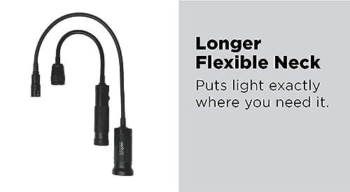 NextLED NT-7647 20-Inch Gooseneck Flashlight with Magnetic Base, Cree LED, Zoomable Lens, IP54 Rating Waterproof. Flexible LED Light, Work Bench, Auto Repair, Grill Light, Inspection - Image 3