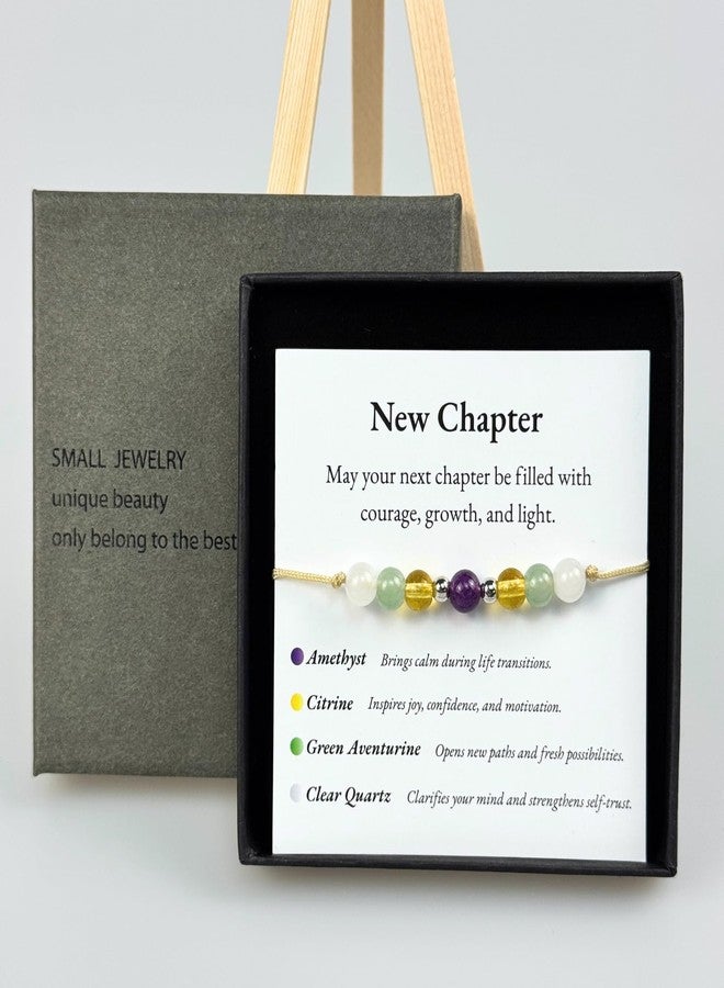 TLOEP New Chapter Crystal Bracelet – New Beginning Gift for Graduation, New Job, Career Change, or Farewell, Inspirational Jewelry for Women & Men - Image 5
