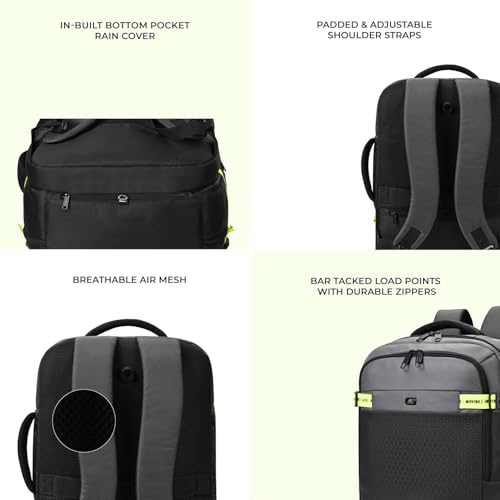 Gear TONICTOYS Durable Water Resistant Kids Backpack Light Weight School Bookbag Unisex Stylish Bag for Children Age 3-12 Years Old, with DIY Patches - Image 5