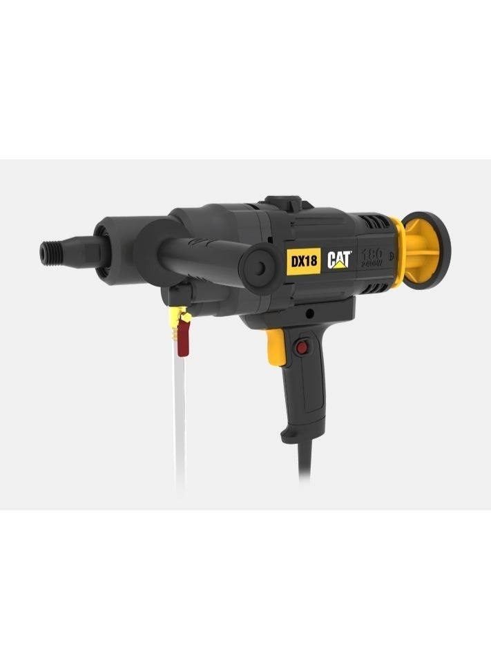 CATERPILLAR Diamond Core Drill Machine CAT DX18 2400W 180mm Concrete Core Drilling Wet & Dry Professional Core Drill - Image 5