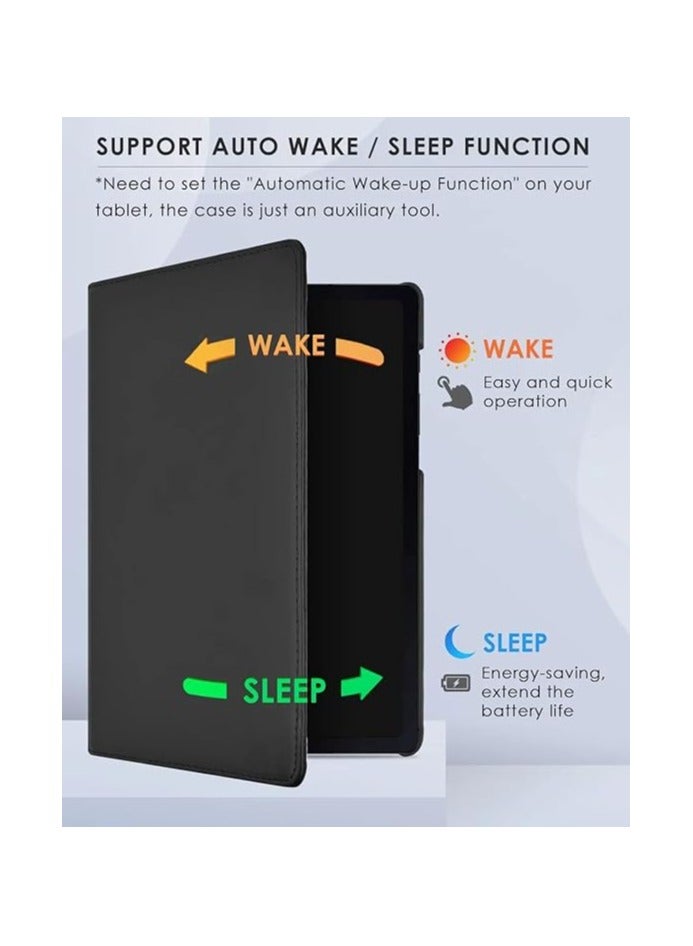DUSALA Galaxy Tab A9 Plus Case Galaxy Tab A9+ 11Inch Case, Samsung Tab A9 plus Case Leather Smart Tablet 360° Rotating Case For Samsung Galaxy Tab A9+ 2023 Release SM-X210 SM-X215 SM-X216 (Blue) - Image 3