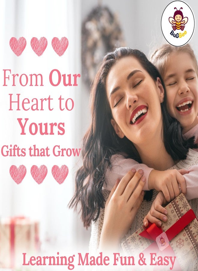 لعبة أحجية خشبية للأطفال من Bugbee | لعبة لوحية تعليمية ملونة لتعلم العلوم والتكنولوجيا والهندسة والرياضيات للأولاد والبنات | أجزاء جسم الإنسان، الحروف الأبجدية (ABCD)، الأرقام من 1 إلى 10 | هدية عيد ميلاد للأطفال من عمر سنتين إلى 6 سنوات - Image 5