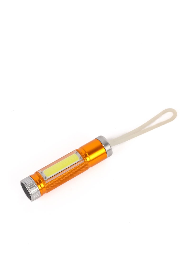 LUSTER 3pc Small flashlight with silicone hook orange - Image 2