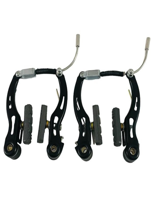 Aywal Cycle V-Brake Panja Set Front & Rear Alloy Power Brakes Set for Bicycle, Black - Image 3