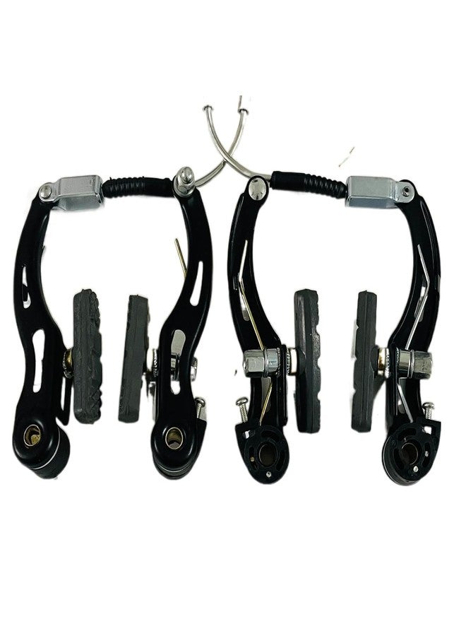 Aywal Cycle V-Brake Panja Set Front & Rear Alloy Power Brakes Set for Bicycle, Black - Image 1