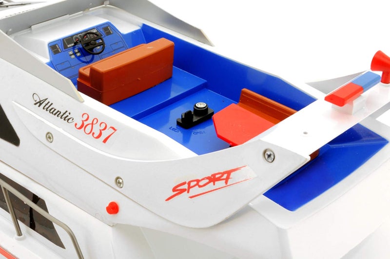 POCO DIVO Atlantic Yacht Luxury Modern Cruise 28" RC Model Boat Radio Remote Control Speed Watercraft Racing Ship, Blue - Image 5