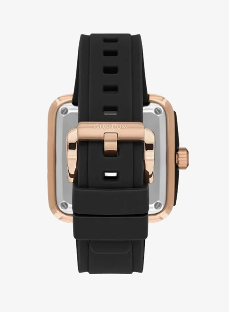 Quantum Black Men's Silicone Automatic Watch QMG1135.451 - 45 mm for Men | Best Price UAE