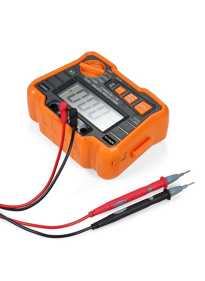 Generic - KKmoon Insulation Resistance Tester DCV ACV Meter 1000V Ground Megger Megohmmeter MegOhm Voltmeter w/LCD Backlight Display - Image 1