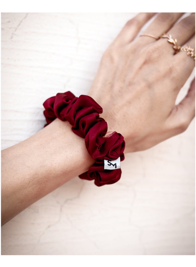 SILK ME Pure Mulberry Silk Scrunchie - Image 3