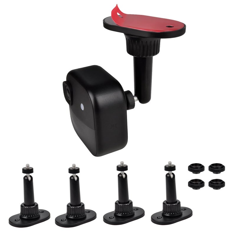 StartVision 4 Pack Strong Adhesive Wall Mount for Blink Outdoor 2K+ Outdoor 4 (4th Gen) & (3rd Gen), No Drilling or Screw Secured Fixed,360 Degree Adjustable Wall Mount Bracket for Blink XT/XT2 Camera - Image 1
