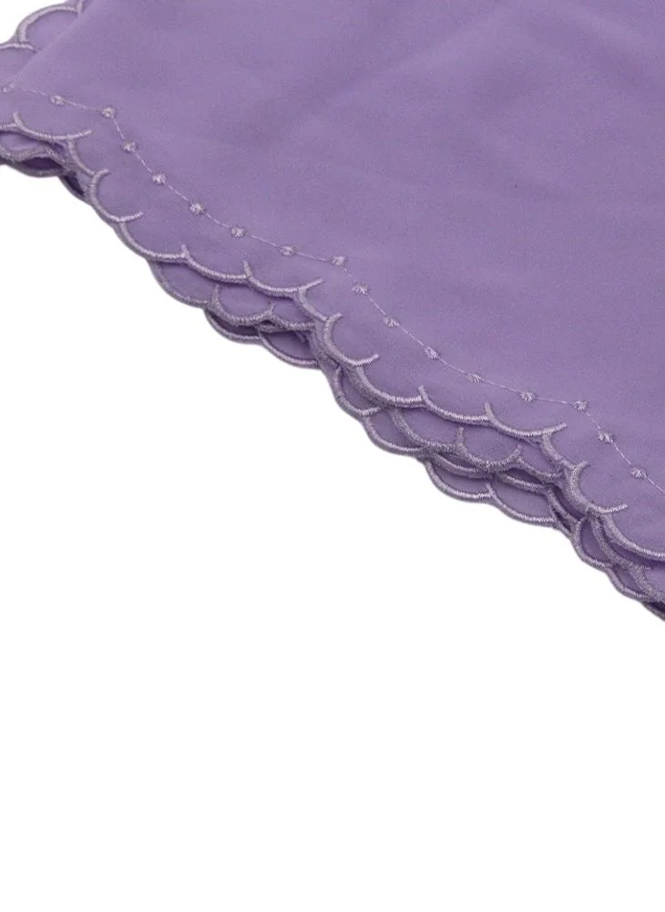 D'Daniela D' Daniela - Stacy Chiffon Scarf Muslim Shawl - Purple