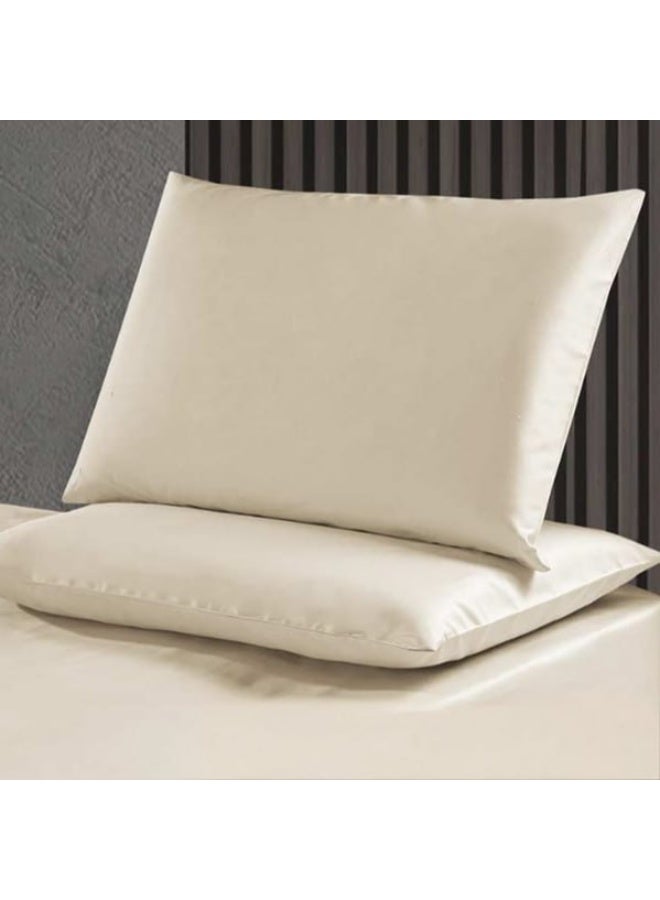 Alfaisaliea Silky Pillowcase Set – 2 Pieces, Ultra Soft & Smooth Fabric, Standard Size