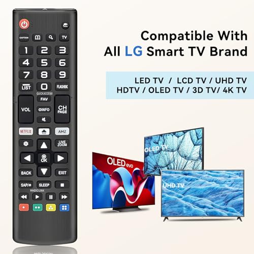 OROSAUR (Pack of 3) Replacement for LG TV Remote Control, Compatible with All LG Smart TVs Remote, for AKB75095307 AKB75375604 AKB74915305 AK75675304 AKB76040302 AKB76037601 AKB75675313 - Image 2