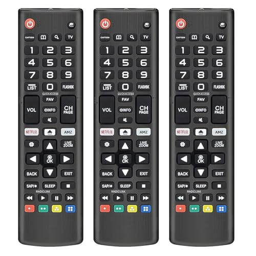 OROSAUR (Pack of 3) Replacement for LG TV Remote Control, Compatible with All LG Smart TVs Remote, for AKB75095307 AKB75375604 AKB74915305 AK75675304 AKB76040302 AKB76037601 AKB75675313 - Image 1