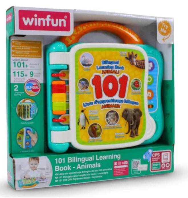 WinFun Bilingual Learning Book – Animals - Image 1