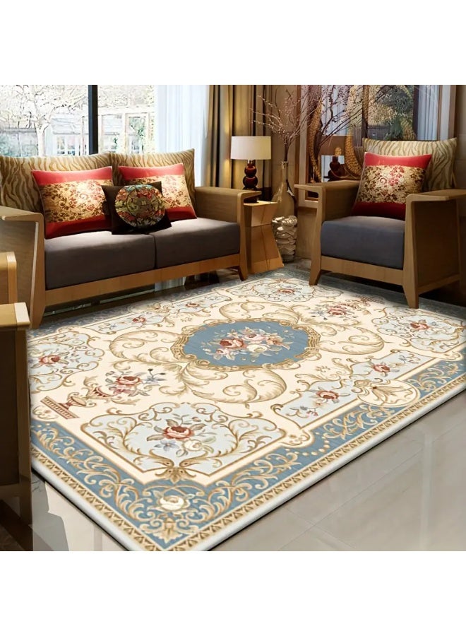 1pc Retro Persian Carpet – Bohemian Ethnic Style Area Rug, Water Absorbent, Non-Shedding, Perfect for Living Room, Bedroom, Homestay & Hotel Decor - Image 2