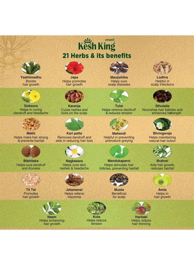 Kesh King Ayurvedic Scalp and Hair Oil, 100ml (Hair Oil, 100ml) - Image 2