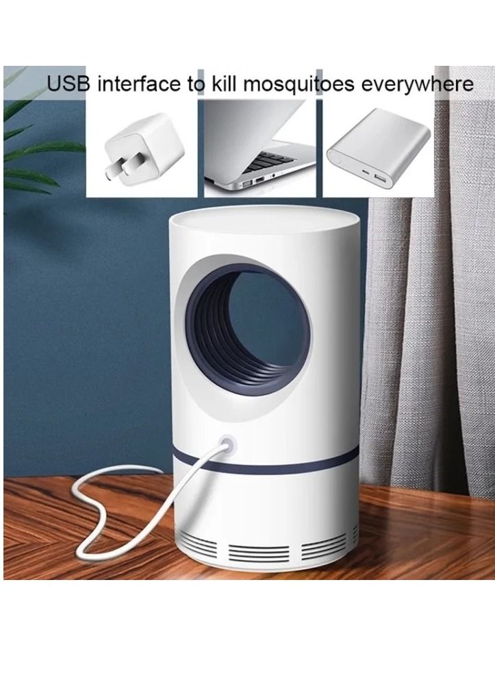 SOSEKO USB Powered Electric Photocatalytic LED Anti Mosquito Killer Light White - Image 2