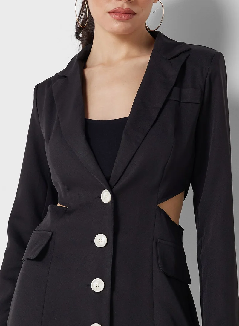 ELLA Cutout Detail Blazer