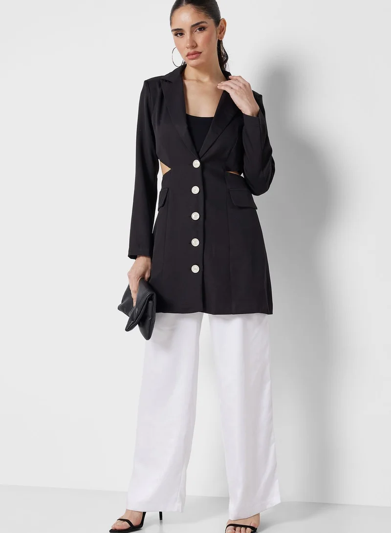 ELLA Cutout Detail Blazer