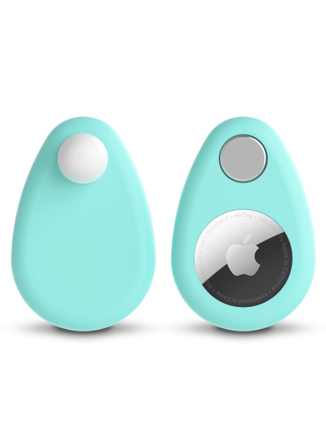 Generic - Applicable Apple Airtag Locator Protective Case Anti-loss Device Apple Tracker Silicone Protective Case-Color:Mint Green Protective Case Magnet Opp - Image 1