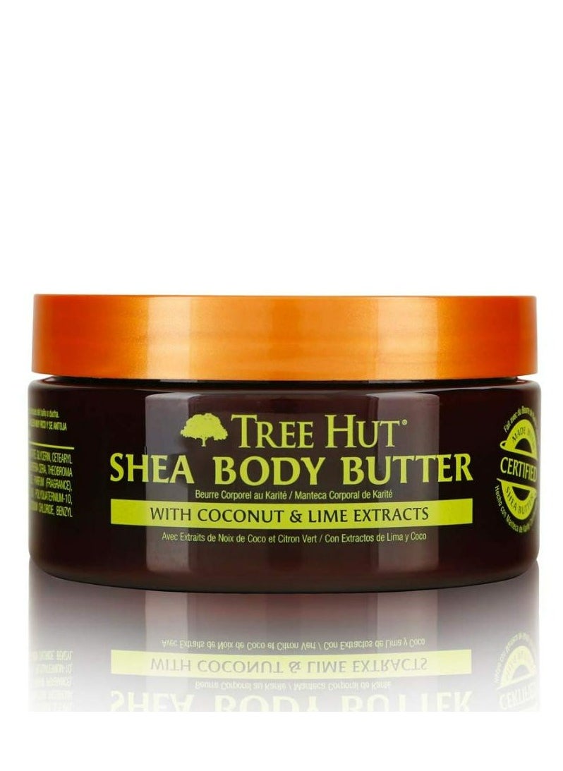 Tree Hut Shea Body Butter Coconut Lime Face Scrub 198 g  - Image 2