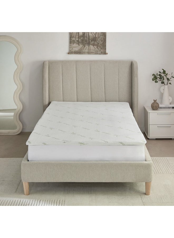 Home Box - Relax Memory Foam Twin Mattress Topper 120 x 200 x 4 cm - Image 1